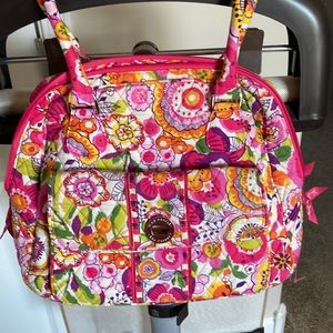 Beautiful Vera Bradley turn lock purse and matching wallet.